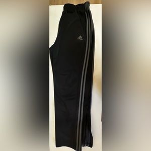 Adidas Track Pant black with grey stripes